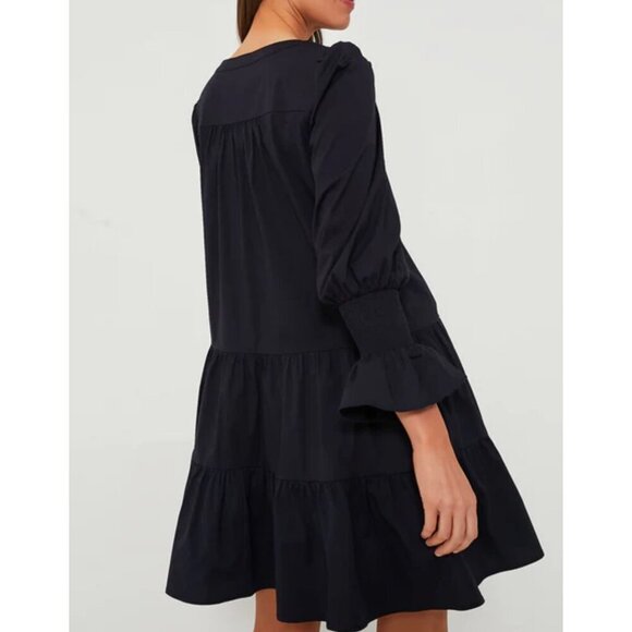 Pomander Place Poplin Kenzo dress, black, Size S - Picture 2 of 10